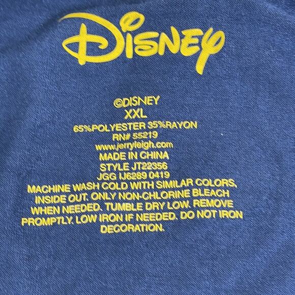 DISNEY Blue Tank Top with Mickey Mouse Size XXL NWT - Picture 5 of 7